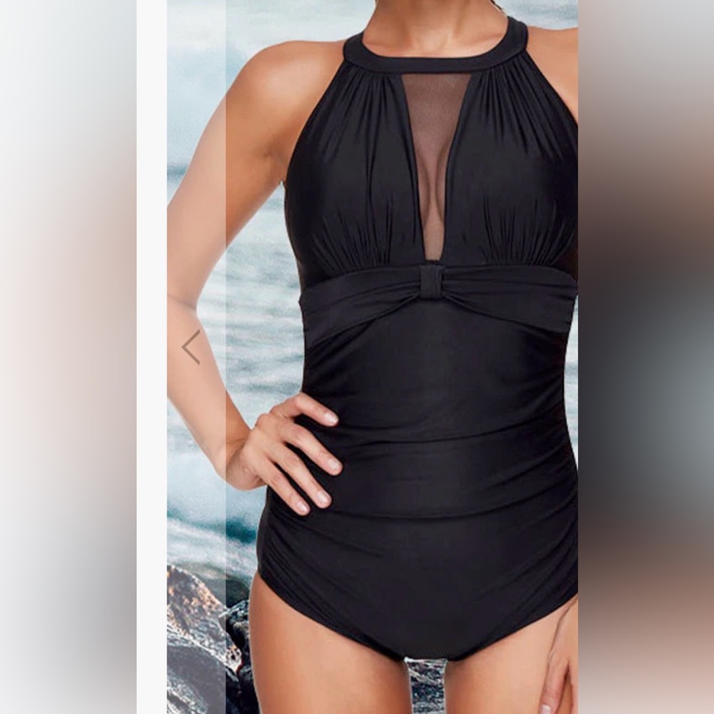 Amazon Women's Black One Piece Swimsuit